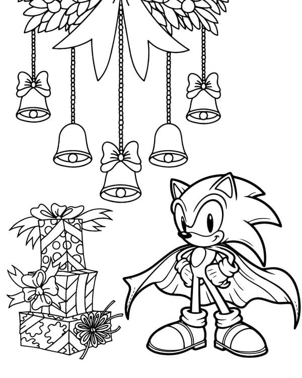 Tranh tô màu Sonic 29