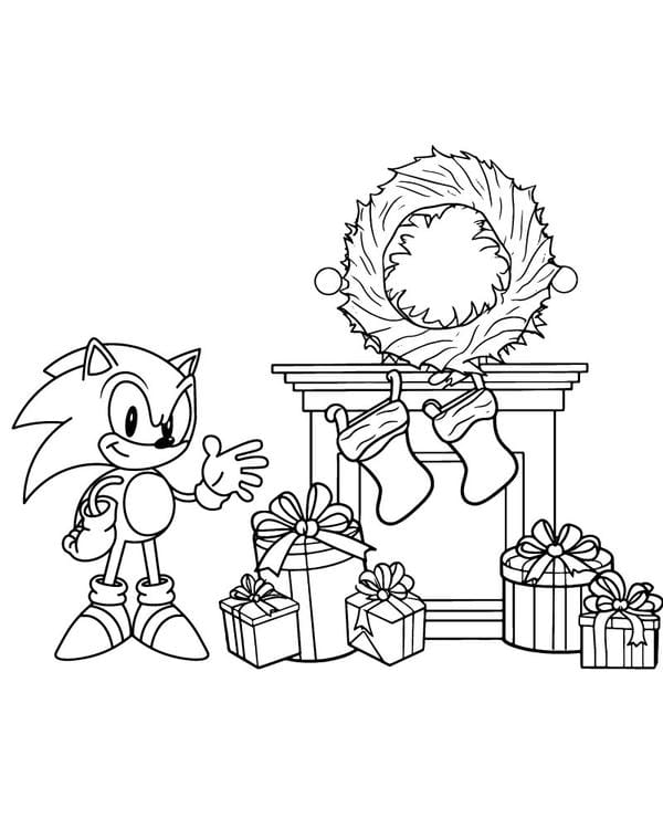 Tranh tô màu Sonic 31