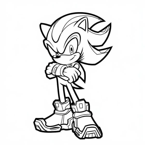 Tranh tô màu Sonic 5