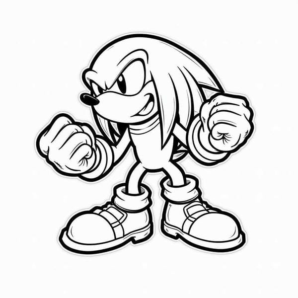 Tranh tô màu Sonic 7