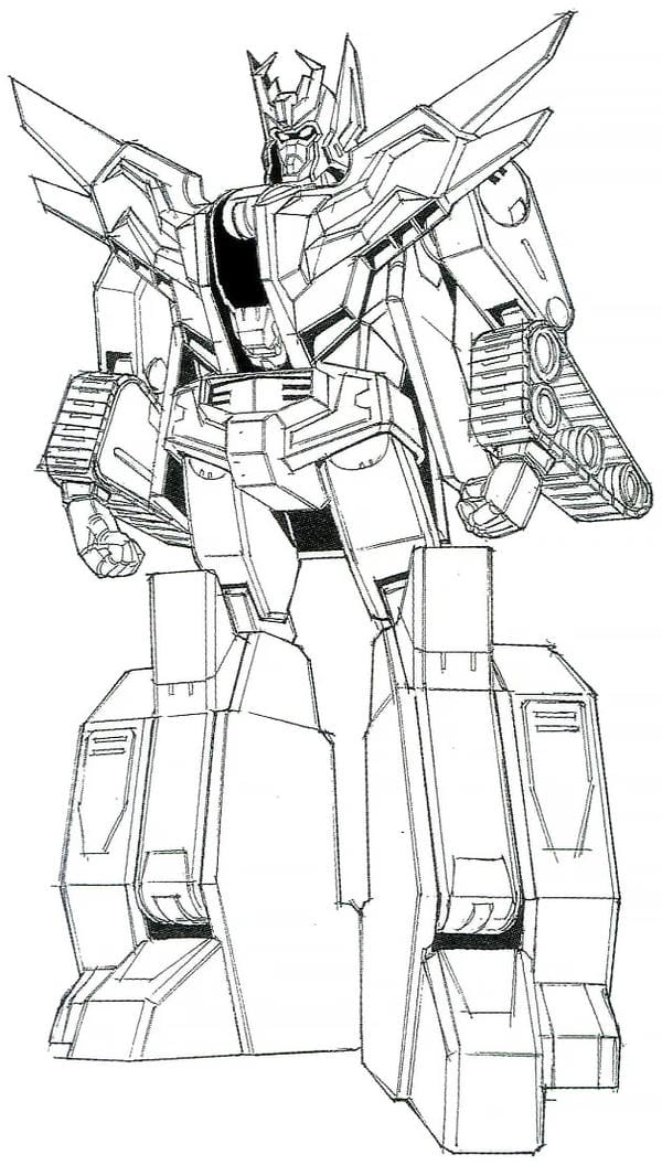 Tranh tô màu robot (11)