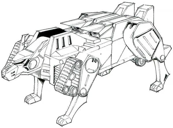 Tranh tô màu robot (16)