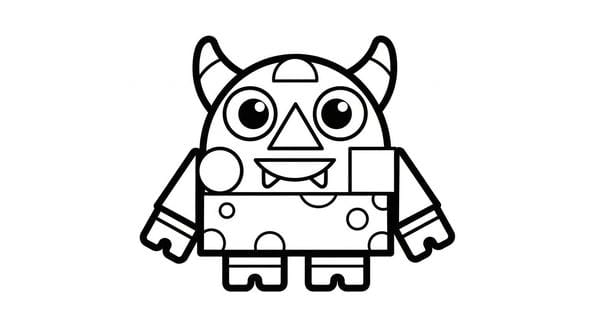 Tranh tô màu robot (2)