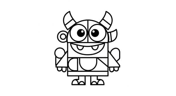 Tranh tô màu robot (27)