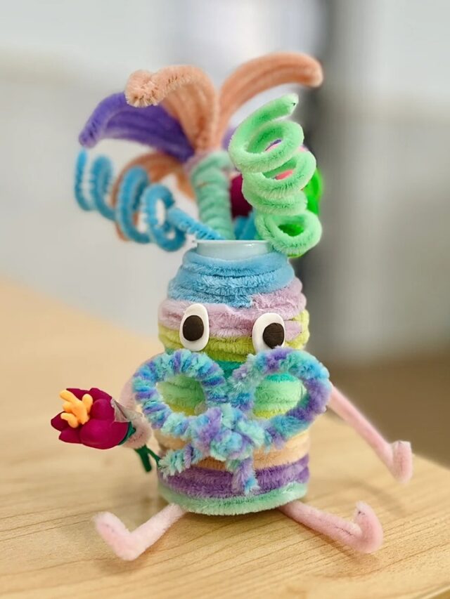 tái chế chai nhựa thành đồ trang trí 3