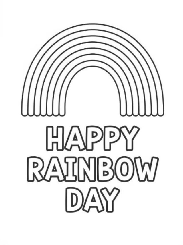 tô màu cầu vồng 17