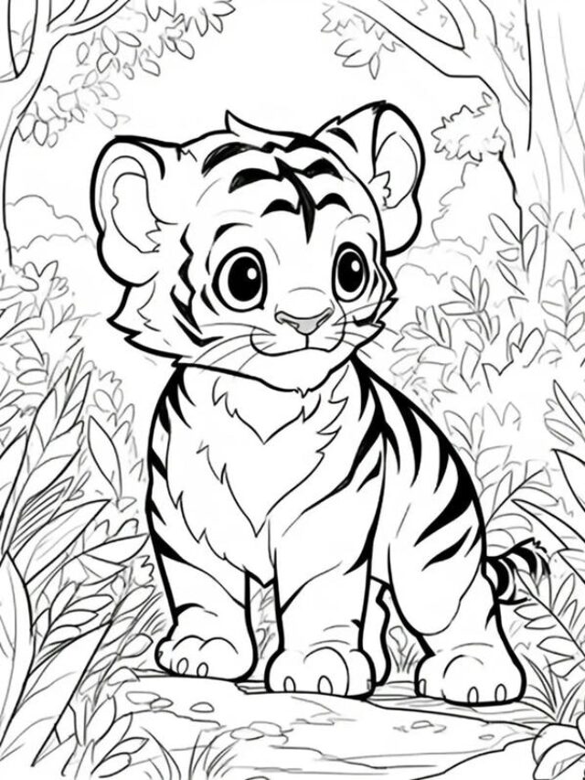 tô màu con hổ 22