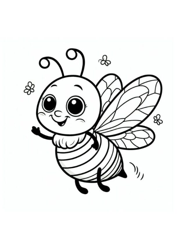 tô màu con ong 21