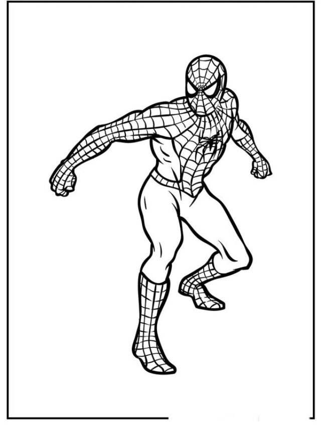 tô màu người nhện 4