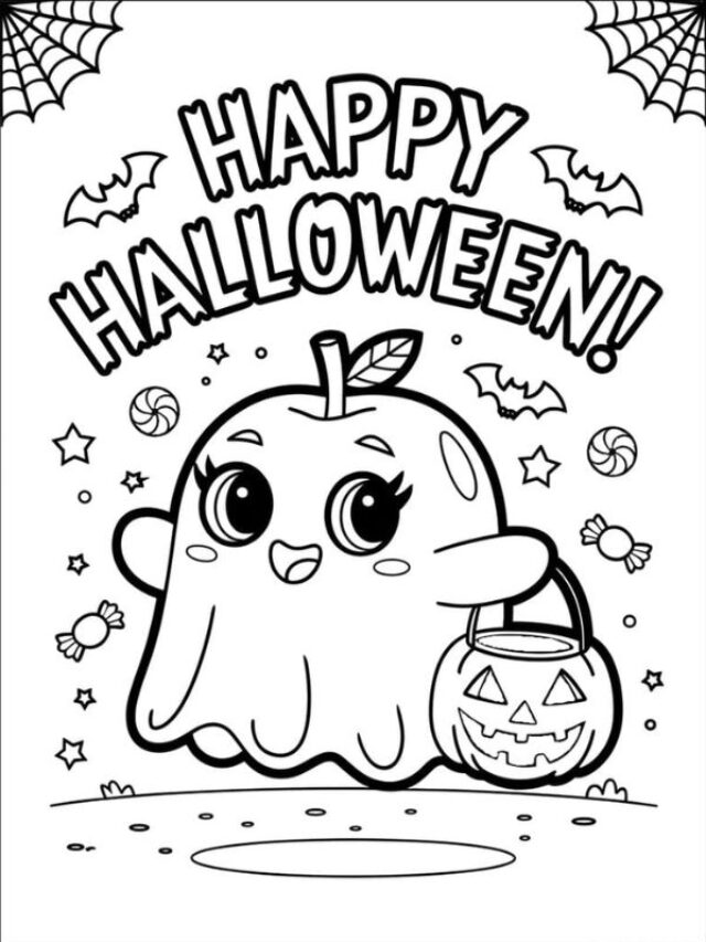 tô màu quả táo 23