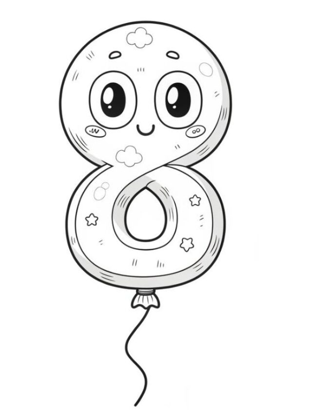 tô màu số 8 31