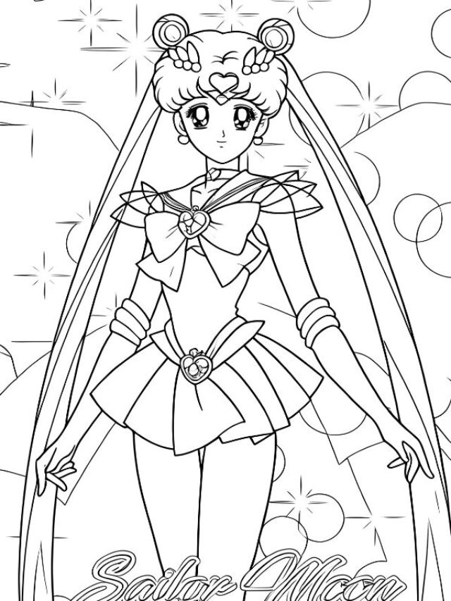 tô màu thủy thủ mặt trăng 21