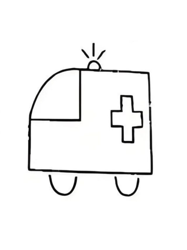 tô màu xe cứu thương 22