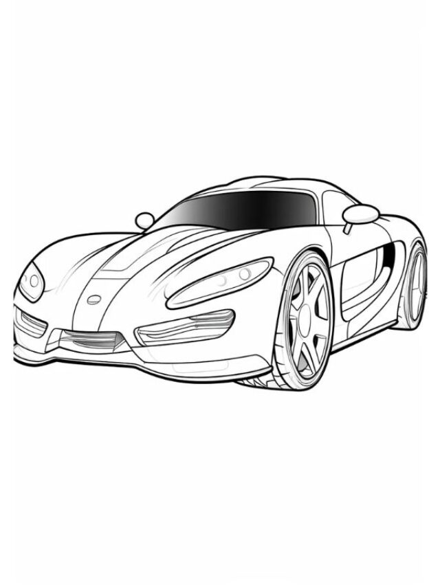 tô màu xe đua 18