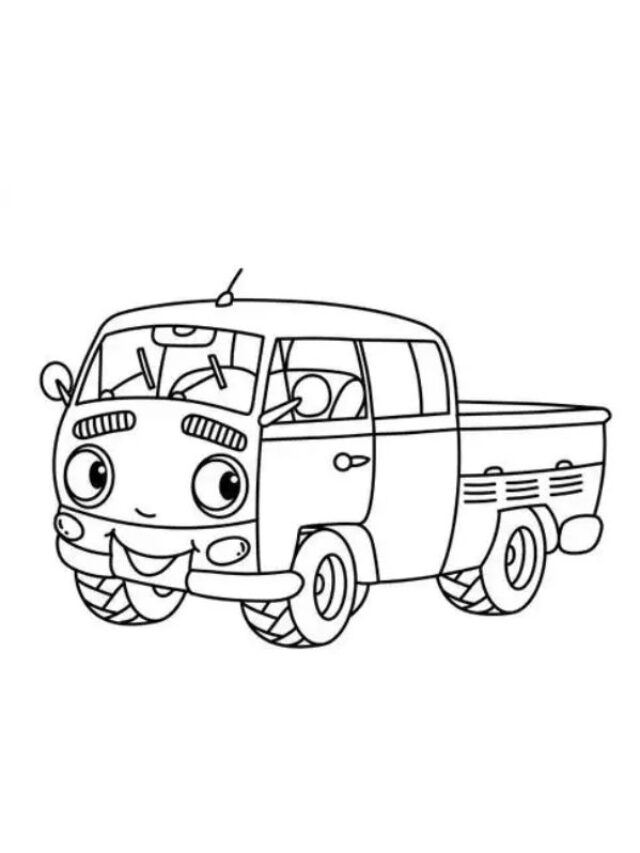 tô màu xe tải 11