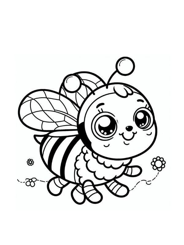 hình con ong tô màu