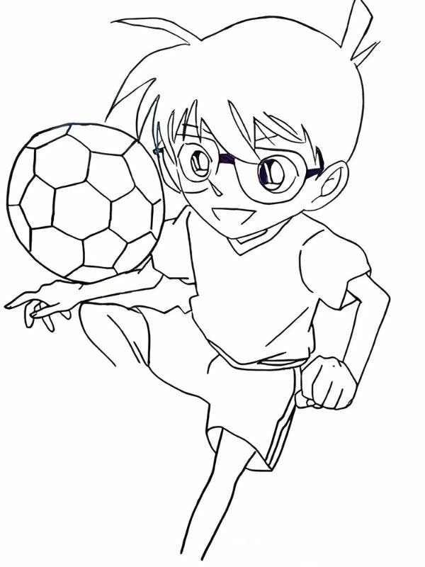 hình conan tô màu