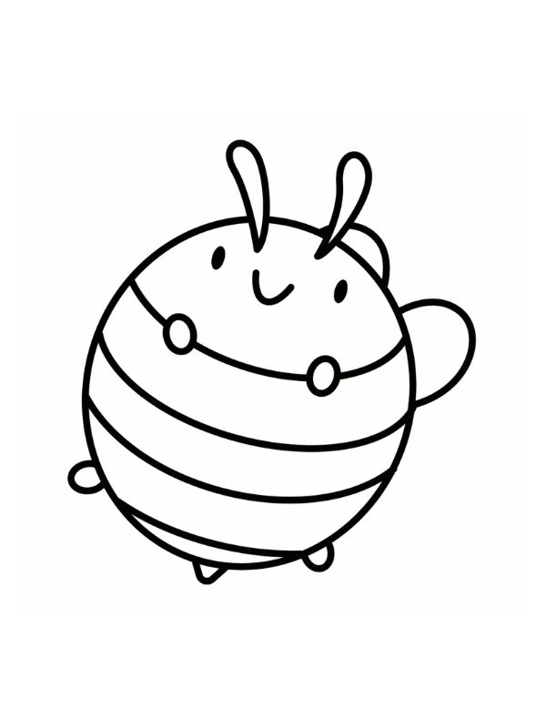 hình tô màu con ong