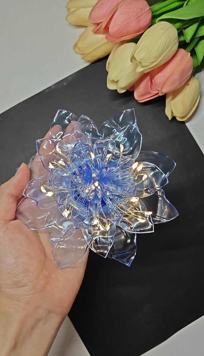 tái chế chai nhựa thành đồ trang trí 1