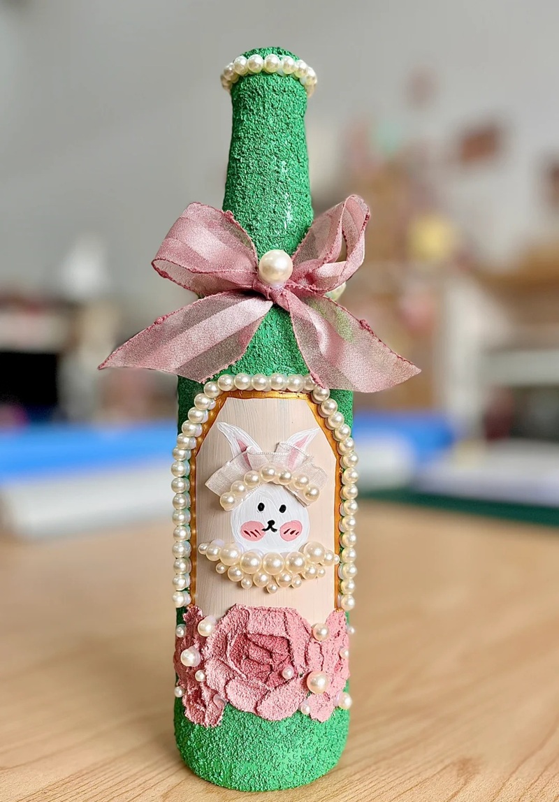 tái chế chai nhựa thành đồ trang trí 12