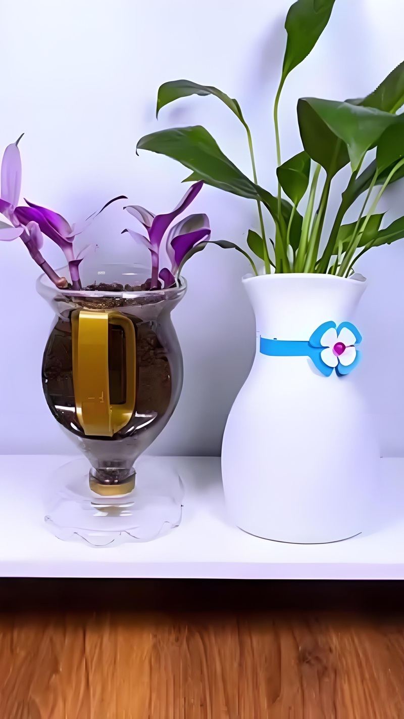 tái chế chai nhựa thành đồ trang trí 22