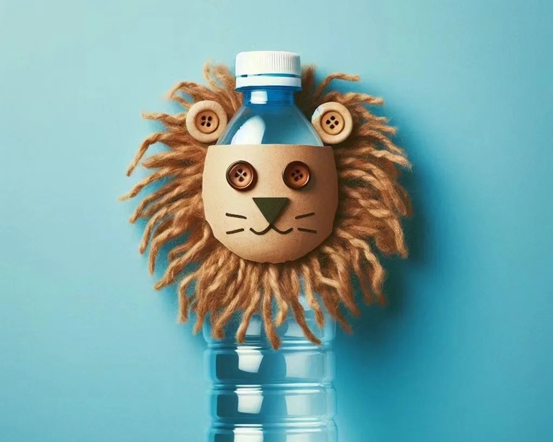 tái chế chai nhựa thành đồ trang trí 24