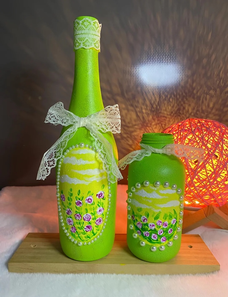 tái chế chai nhựa thành đồ trang trí 32