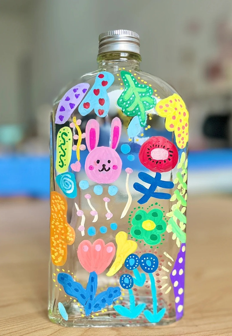 tái chế chai nhựa thành đồ trang trí 6