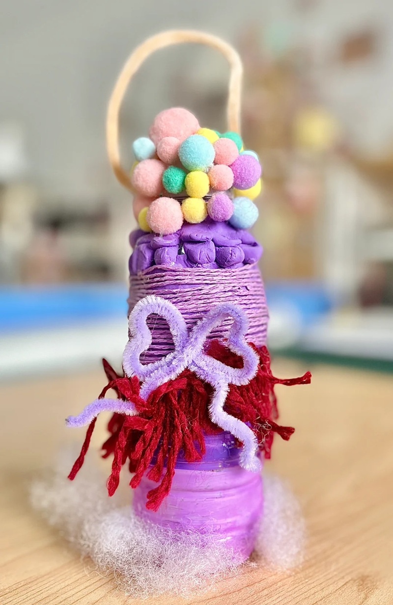 tái chế chai nhựa thành đồ trang trí 8