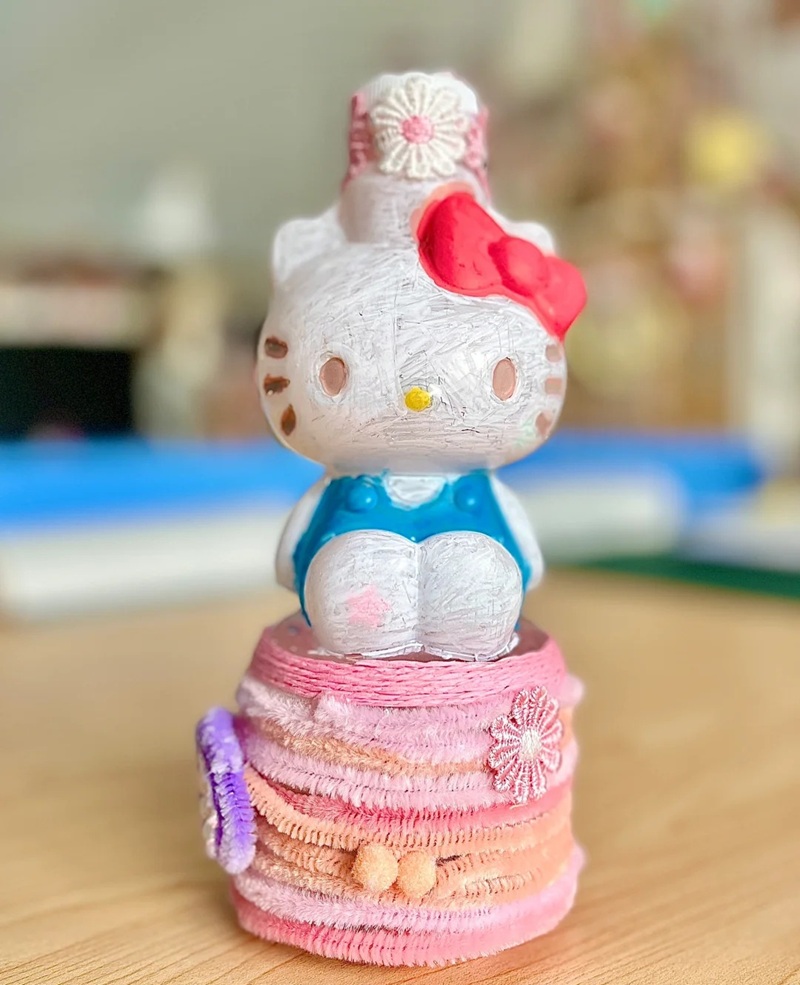 tái chế chai nhựa thành đồ trang trí 9