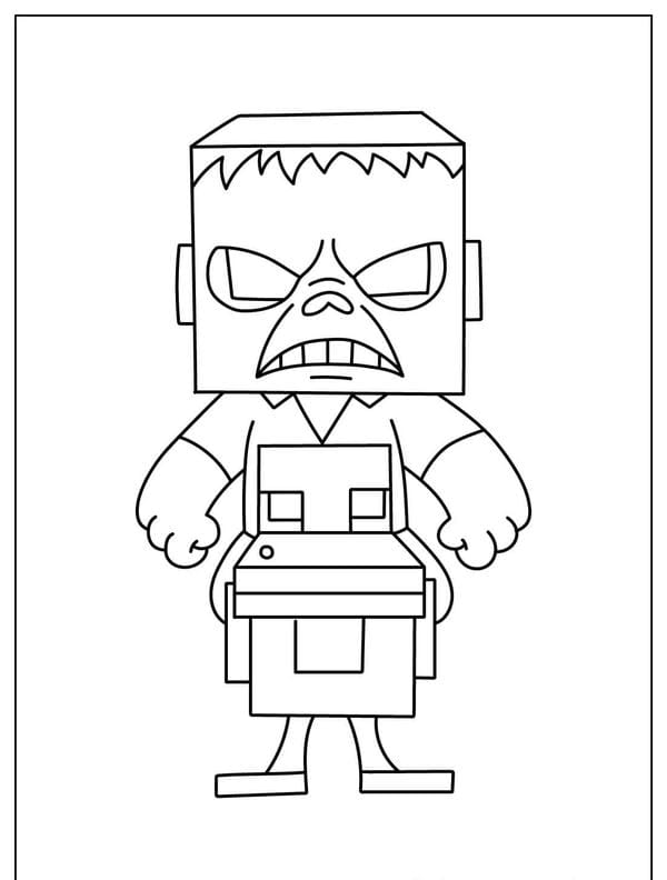 Chicken Jockey Coloring Page