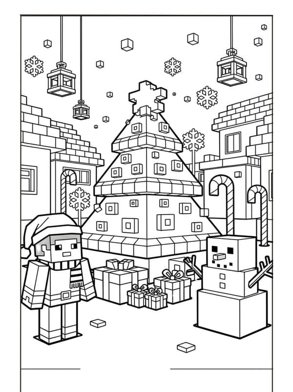 tô màu Minecraft 13