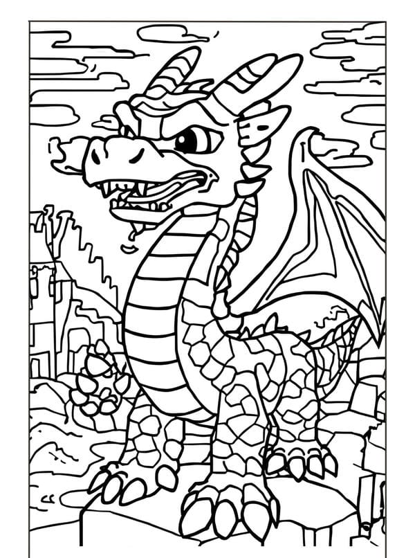 tô màu Minecraft 22