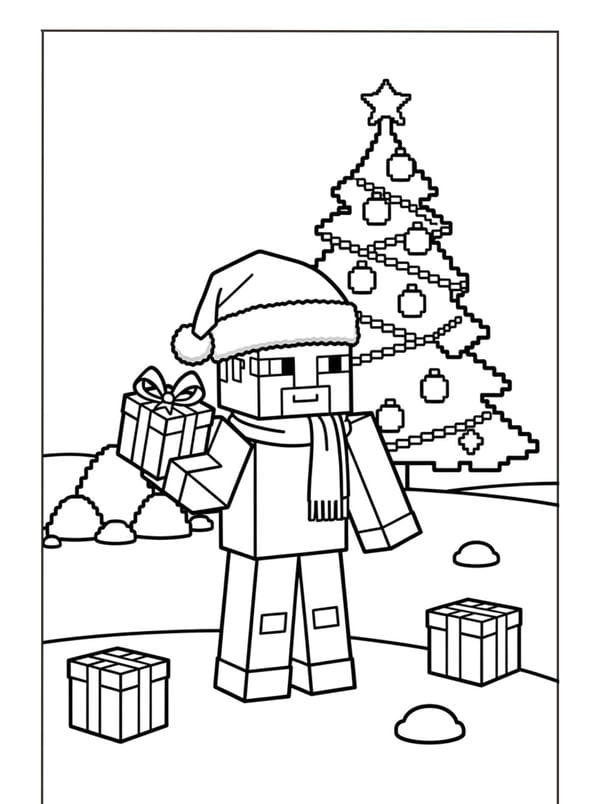 tô màu Minecraft 23