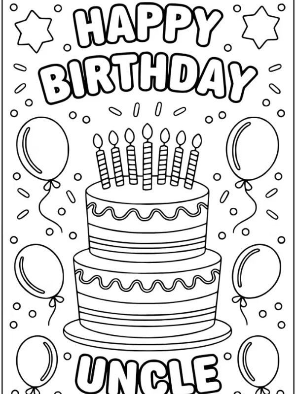tô màu bánh sinh nhật​ 16