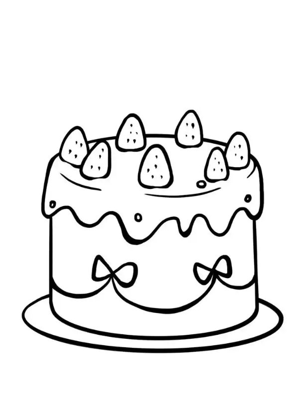 tô màu bánh sinh nhật​ 27