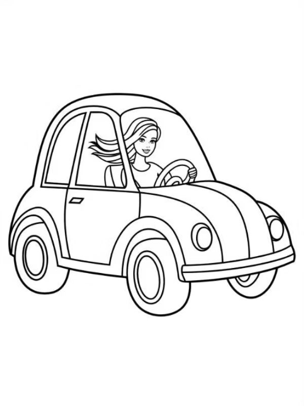 tô màu búp bê barbie 13