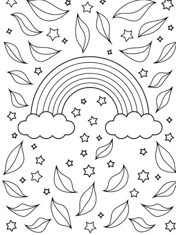tô màu cầu vồng 11