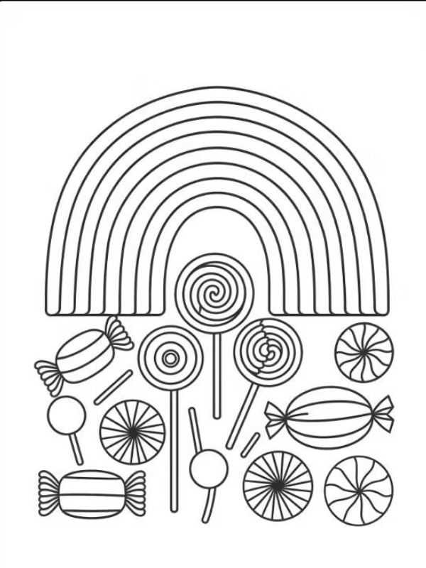 tô màu cầu vồng 16