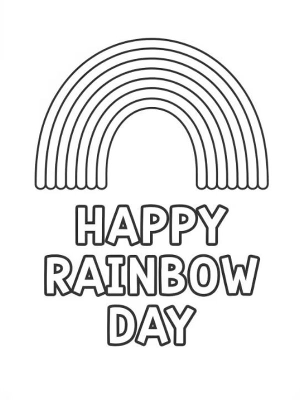 tô màu cầu vồng 17