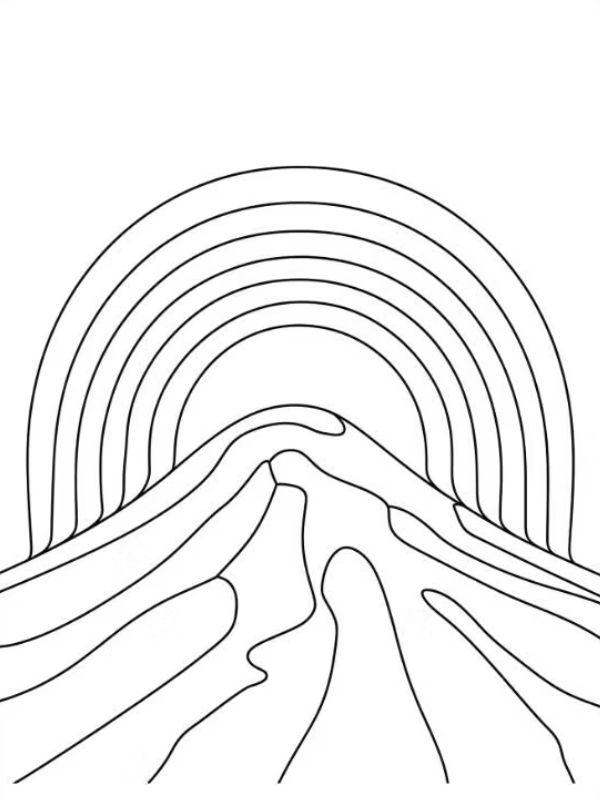 tô màu cầu vồng 19