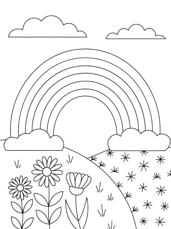 tô màu cầu vồng 22