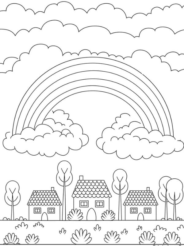 tô màu cầu vồng 23