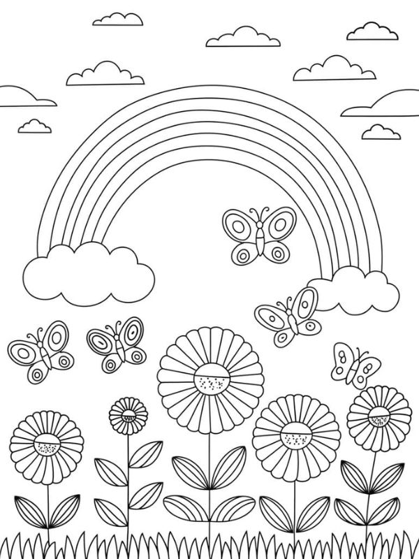 tô màu cầu vồng 29