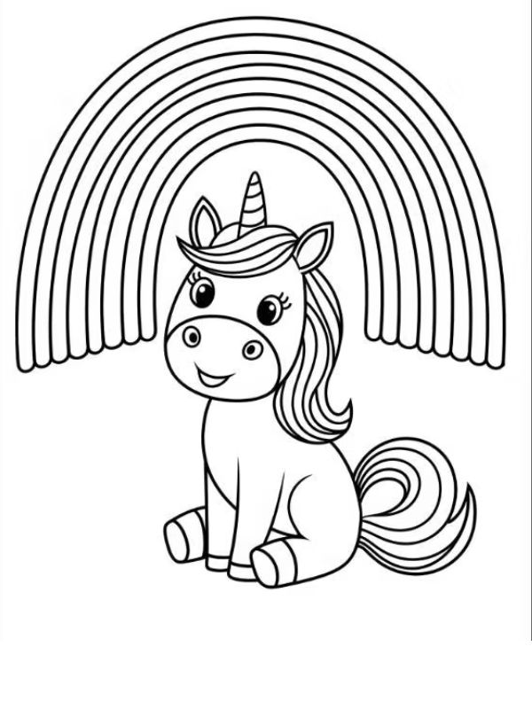 tô màu cầu vồng 5