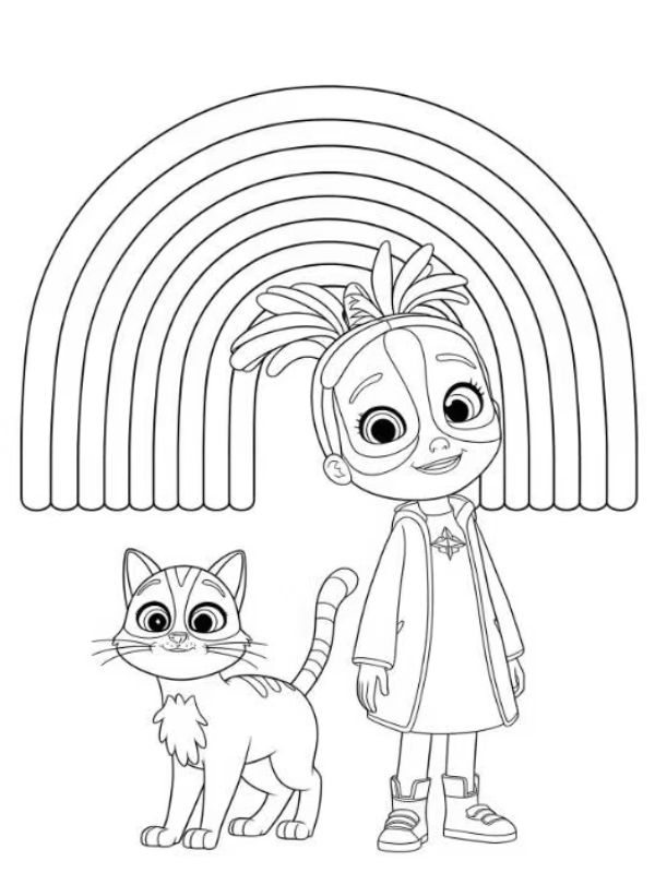 tô màu cầu vồng 6