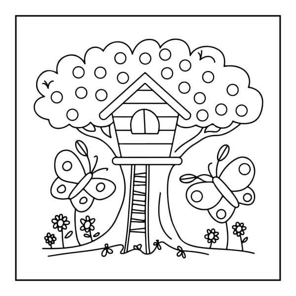 tô màu con bướm 17