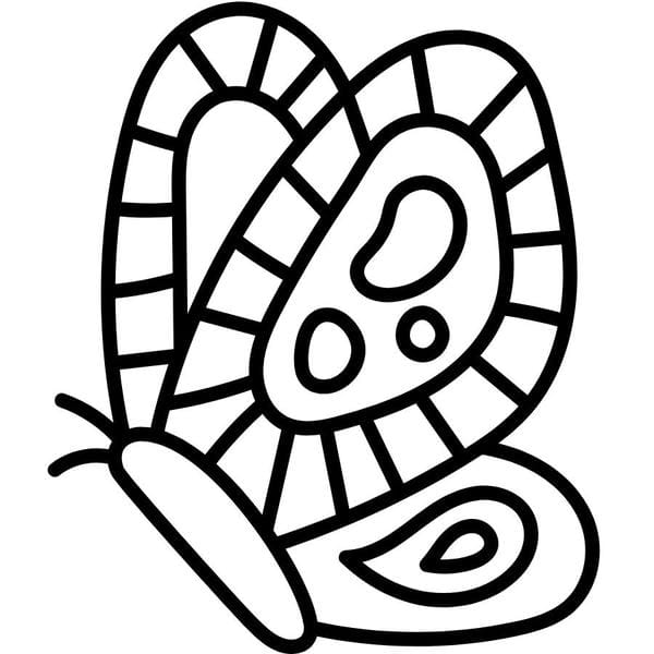 tô màu con bướm 25