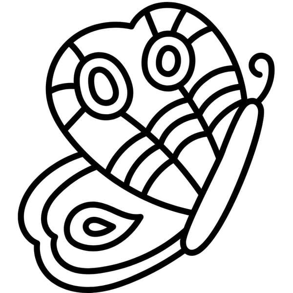 tô màu con bướm 28