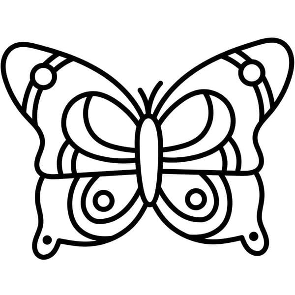 tô màu con bướm 30